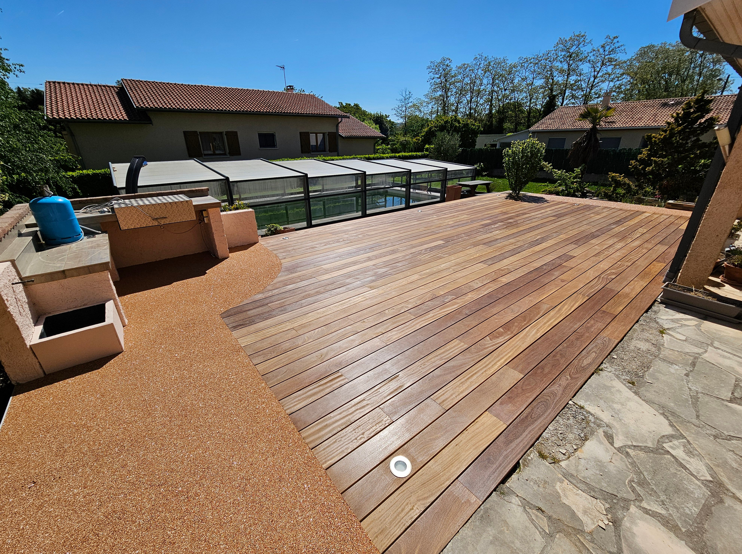 Terrasse bois resine